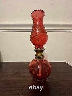 Qajar Shah Antique Hurricane Lamp