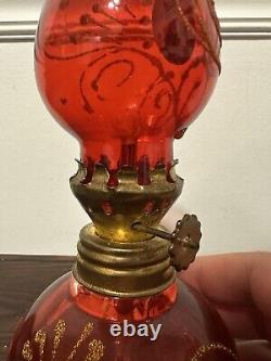 Qajar Shah Antique Hurricane Lamp