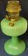 Quilt Green Moonstone Oil Lamp Aladdin Mantle Lamp Company