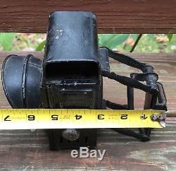 RARE Antique 1880s William Bown ROB ROY Bicycle SAFETY LAMP Oil Lantern Light