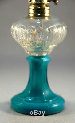 RARE Antique Storm Bros. TOY STAND LAMP Miniature Oil Lamp, S1-11 Right, Ca 1877
