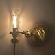 RARE B&H Bradley Hubbard Brass Antique Wall Lamp Electrified HTF