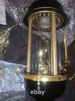 RARE Gold Cougar Oil Rain Motion Ceiling Lamp