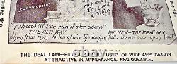 Rare 1895 IDEAL Oil Kerosene LAMP FILLERS in Box with Complete Ads, Instructions