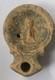 Rare Ancient Roman Terracotta Oil Lamp With Figure 200-400 Ad
