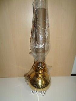 Rare Antique Aladdin Round Wick Oil Lamp With Solid Brass Base. New In Box
