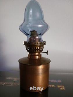 Rare Antique Charles Parker Company Copper Oil Lamp