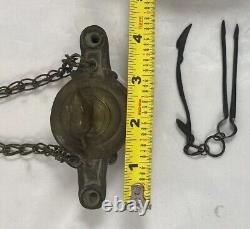 Rare Antique Italian Grand Tour Bronze Mouse Rat Oil Lamp Greek Roman Style 18c