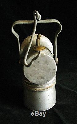 Rare Antique Little Giant Miners Mine Mining Lamp Old Oil Carbide Light Bisbee