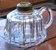 Rare Duncan Quartered Block Finger/Hand Oil Lamp EAPG Pattern Glass c1890s