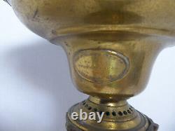 Rare Fine Antique Bronze Cornelius Astral (Or Solar) Oil Lamp No Shade