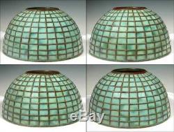 Rare Tiffany Studios Moorish Student Lamp In Oil Signed Leaded Shade Oil Lamp