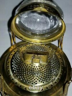 Rare bing antique oil lamp burner in mint condition #2 treads estate find