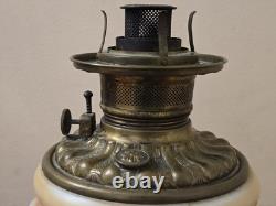 Rare find. 14 Height × 9 Width Consolidated Antique Beautiful Oil Lamp