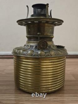 Rare find. 14 Height × 9 Width Consolidated Antique Beautiful Oil Lamp