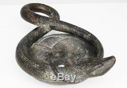 Roman 1st 3rd Century A. D. Bronze Snake Oil Lamp / Vessel