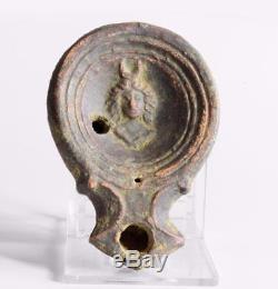 Roman 1st century oil lamp with Alexandria