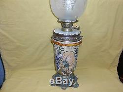 Royal Doulton Antique Florence Barlow Oil Lamp