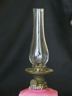 SII 456 Antique Fine Art Glass Miniature Kerosene Oil Kerosene Lamp Exceptional