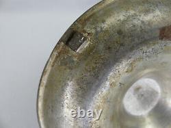 Scarce Antique American Pewter Gimbal Swing Double Burner Whale Oil Lamp