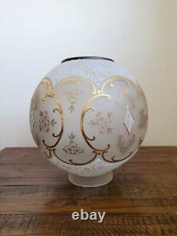 Stunning Antique GWTW Parlor Oil Lamp Shade Globe PIECE OF ART