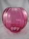 Stunning Victorian Moulded Cranberry Glass Globe Oil Lamp Shade 9.8cm Fitter