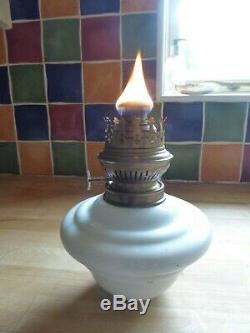 Stunning Vintage antique hanging oil lamp with Royal Brenner burner