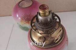 Sunflower one of a kind Gone With The Wind Oil Lamp Success Converted WORKS