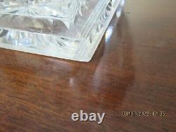 Superb Osler Cut Glass Antique Oil Lamp & Shade Complete