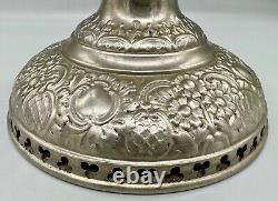 THE NEW JUNO NO. 2 Ornate Antique Oil Kerosene Lamp 1895 Made In USA BEAUTIFUL