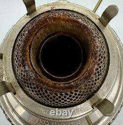 THE NEW JUNO NO. 2 Ornate Antique Oil Kerosene Lamp 1895 Made In USA BEAUTIFUL