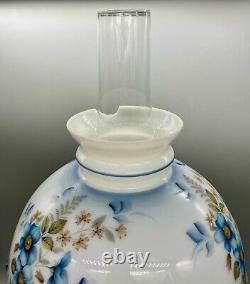 THE NEW JUNO NO. 2 Ornate Antique Oil Kerosene Lamp 1895 Made In USA BEAUTIFUL