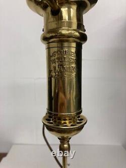 The Miller Lamp Made in U. S. A. Originally oil converted to electric