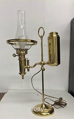 The Miller Lamp Made in U. S. A. Originally oil converted to electric