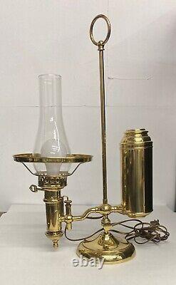 The Miller Lamp Made in U. S. A. Originally oil converted to electric