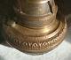 The Pittsburgh Mammoth 1800s Antique Center Draft Victorian Brass Oil Lamp
