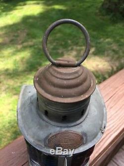 Triplex 1910 Nautical Port Starboard oil lantern/lamp and Free Shipping