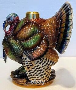 Turkey Miniature Figural Lamp, Antique, Excellent Condition Complete, Sitzendorf