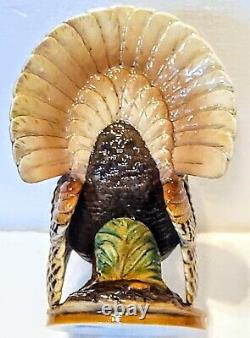 Turkey Miniature Figural Lamp, Antique, Excellent Condition Complete, Sitzendorf