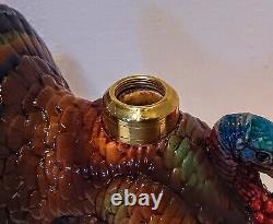 Turkey Miniature Figural Lamp, Antique, Excellent Condition Complete, Sitzendorf