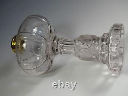 U. S. Glass Co. #15005 Silver Age aka Coin Oil Kerosene Lamp ca1892