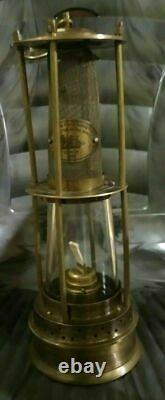 Unique 10''Antique Brass Miner Oil Lamp Nautical Maritime Ship Lantern Replica