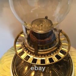 Unique AMAZING multi color Drape 27 Oil Lamp With Baby Face Ball Pink Shade