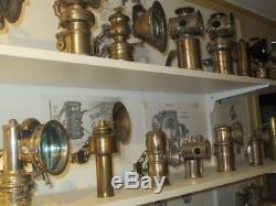 Unique Complete Collection Antique Bicycle Lamps Carbide Candle Oil 135 Pieces