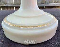 Unused Aladdin Simplicity B-26 Oil Lamp Alacite Ivory Color With Decal Complete