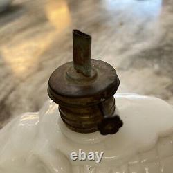 Unusual Figural Elephant Miniature Oil Lamp