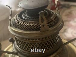 VINTAGE BRASS OIL LAMP THE NEW ROCHESTER GENUINE OIl LAMP BUY IT NOW