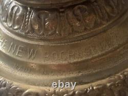 VINTAGE BRASS OIL LAMP THE NEW ROCHESTER GENUINE OIl LAMP BUY IT NOW