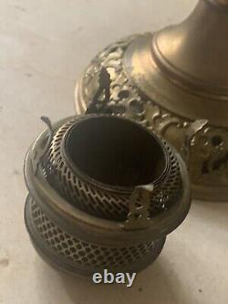 VINTAGE BRASS OIL LAMP THE NEW ROCHESTER GENUINE OIl LAMP BUY IT NOW