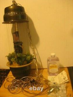 VINT. WORKING #OHM-38 OLD GRIST MILL OIL RAIN LAMP, WithINSTRUCTIONS & MINERAL OIL